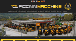 Desktop Screenshot of piccininimacchine.it